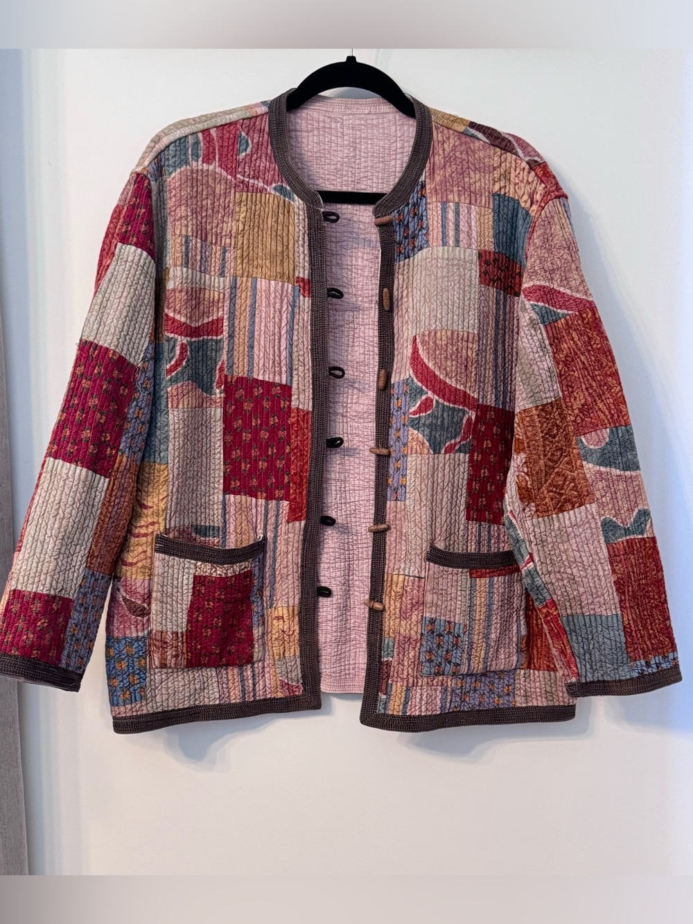 Reversible Quilted Patchwork Jacket
